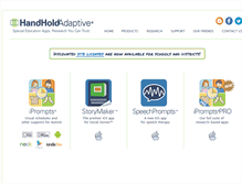 Tablet Screenshot of handholdadaptive.com